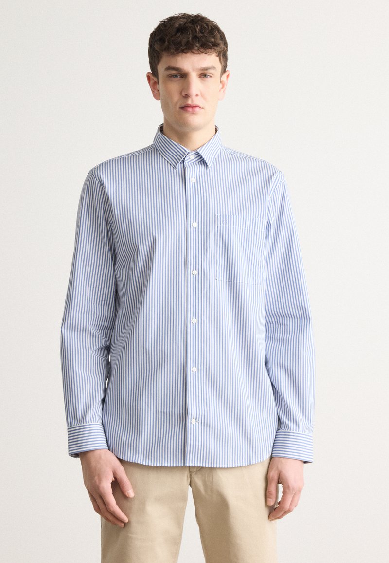 Calvin Klein STRIPE SHIRT - Majica - white/dutch blue