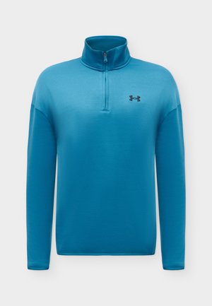 Under Armour, ARMOUR FLEECE - Суитшърт с цип - aegean blue / black