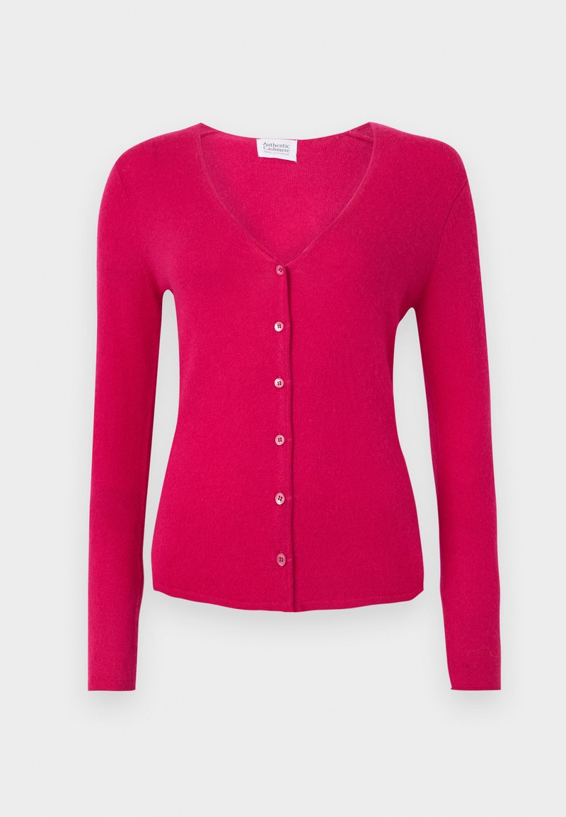 Authentic Cashmere Vest donkerroze