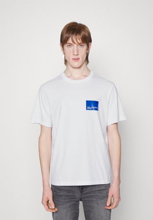 REGULAR SHORT SLEEVE LOGO  - Marškinėliai su spaudiniu - white