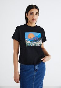 Levi's® Triko s potiskem - black