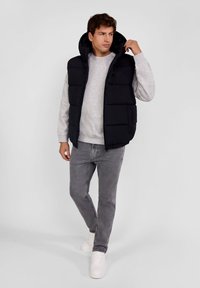 RESPECT PADDED WITH HOOD - Weste - black