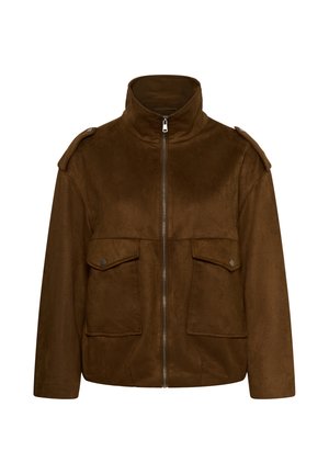 Kaffe Curve, Veste en similicuir - partridge cc