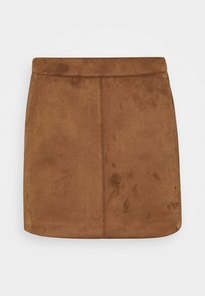 VMDONNADINA SHORT SKIRT - Minihame - cognac
