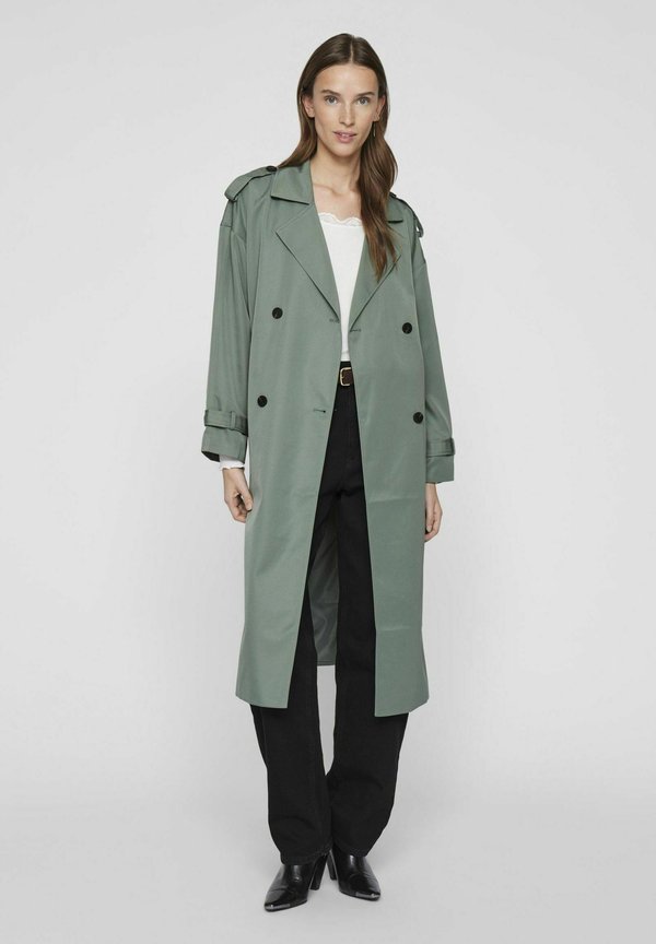 VIADDISON NOOS - Trenchcoat - laurel wreath