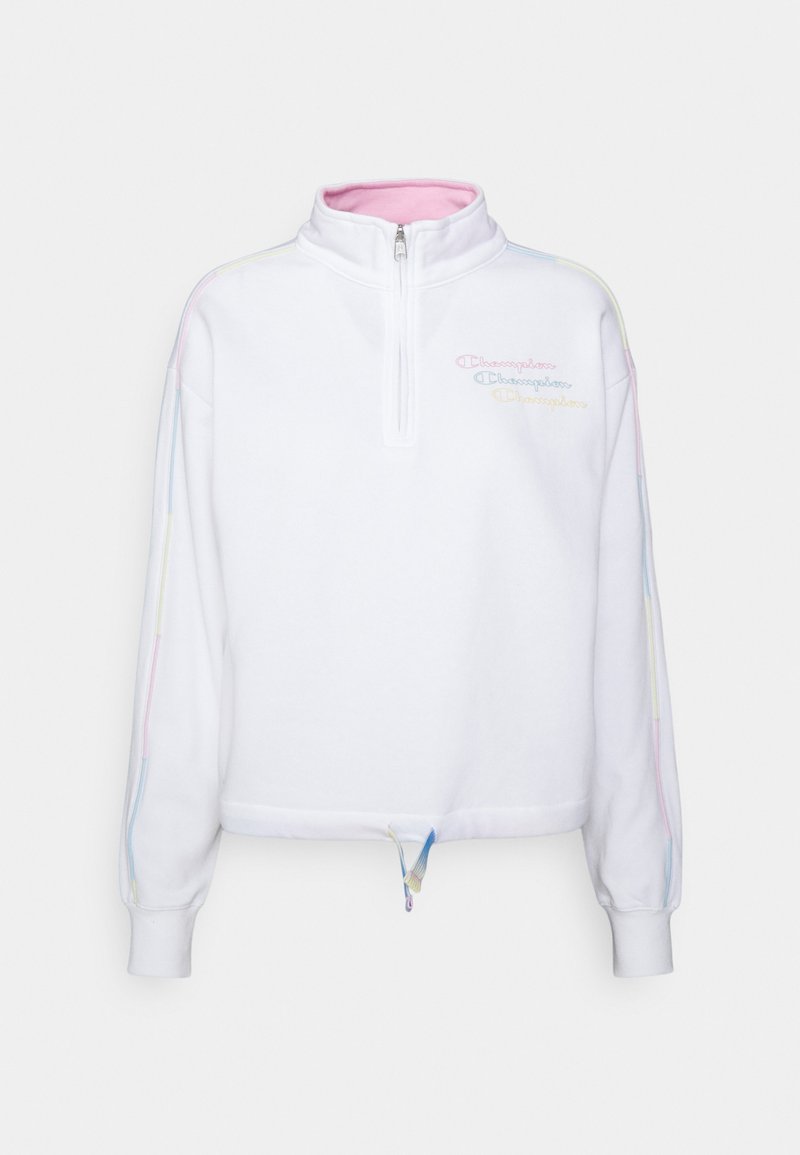 Damen Sportbekleidung | Champion HALF ZIP Sweatshirt white/weiß - BC42406 Damen Sportbekleidung | Champion HALF ZIP Sweatshirt white/weiß - BC42406