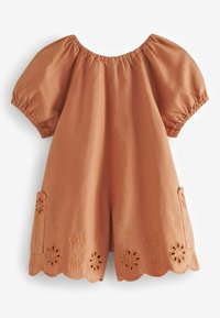 Next BRODERIE REGULAR FIT - Kezeslábas - rust brown