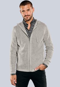 Emilio Adani MIT KAPUZE - Strickjacke - elfenbein