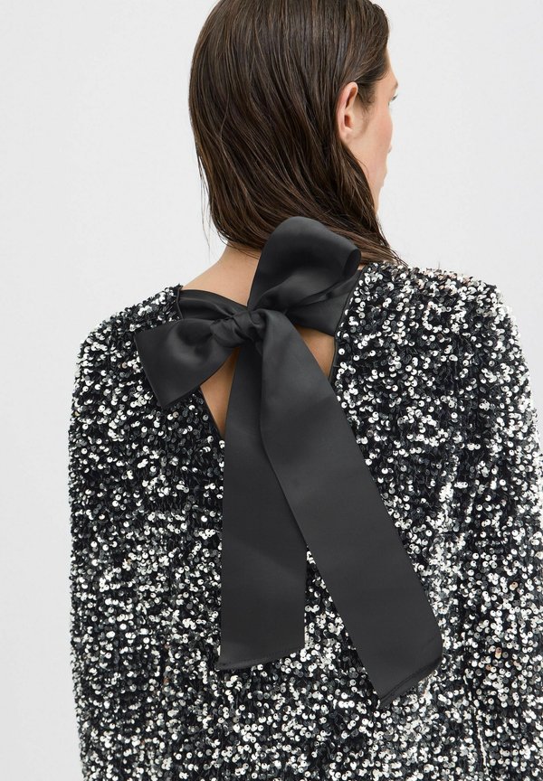 BYPAILLET BOW - Cocktail dress / Party dress - silver sequin mix4