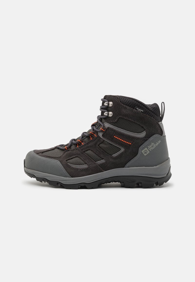 Jack Wolfskin VOJO 3 TEXAPORE MID - Chaussures de marche - grey/orange