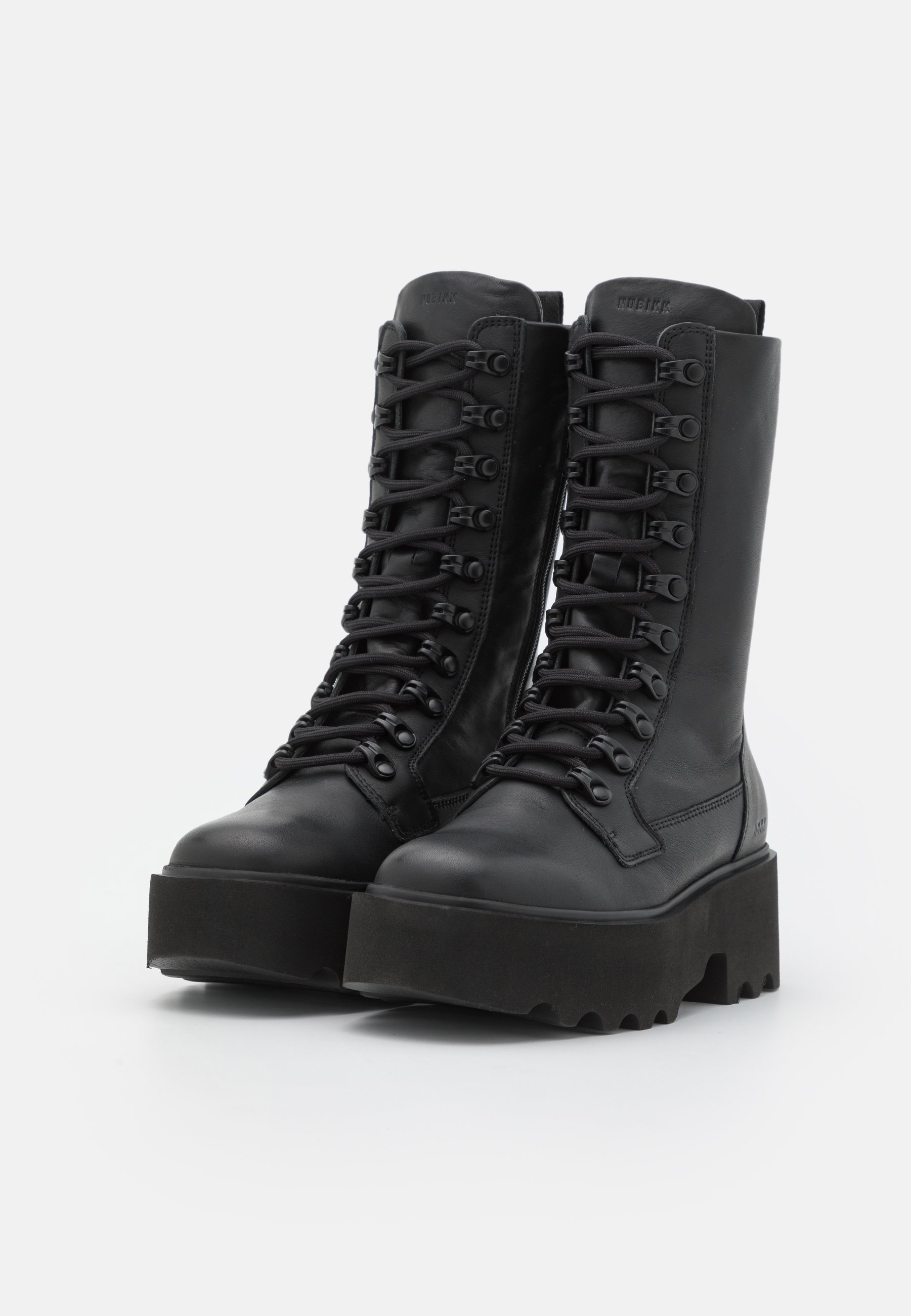 Nubikk FARA NOIR - Platform boots - black/black - Zalando.de