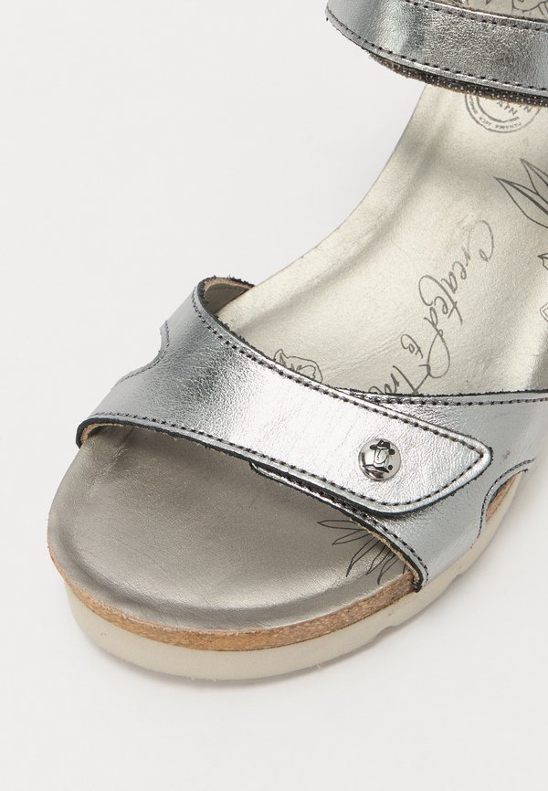 JULIA SHINE - Platform sandals - anthracite4