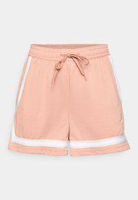 CROSSOVER SHORT - Pantalón corto de deporte - rose gold/light orewood brown