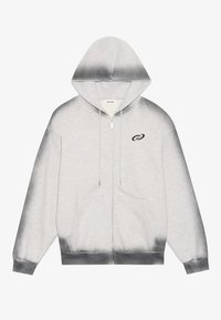 UNISEX - Zip-up sweatshirt - ultra light grey melange