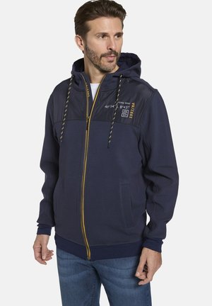 NELZINO - Zip-up sweatshirt - dunkelblau