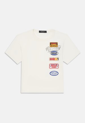T-shirt con stampa - natural white