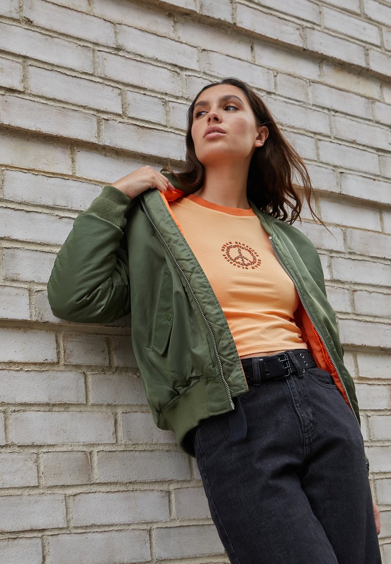 Brandit Bomber Jacket - olive - Zalando.ie