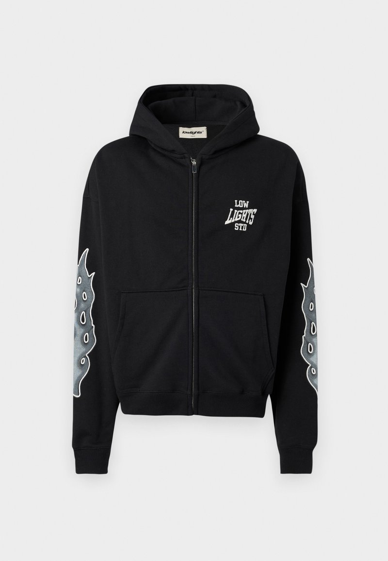 LOW LIGHTS STUDIOS® Sweater met rits zwart LOW LIGHTS STUDIOS® Sweater met rits zwart