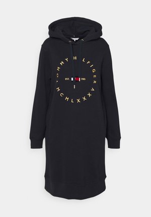 CIRCLE HOODIE SHORT DRESS - Robe d'été - desert sky