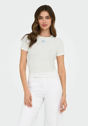 ONLY Basic T-shirt - cloud dancer