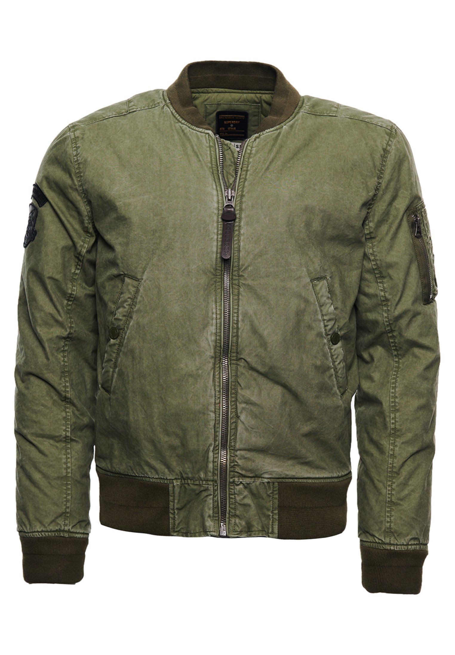 superdry green bomber jacket
