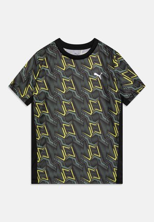 TAD TEE UNISEX - Tekninen t-paita - black