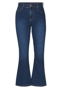 HIGH WAISTED ELLEN - Bootcut jeans - dark blue