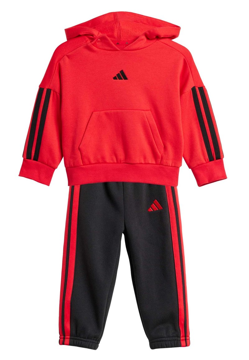adidas Performance ESSENTIALS KIDS - Trainingspak - pure ruby black ...