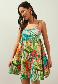 Next MINI TIERED SUMMER - REGULAR FIT - Vapaa-ajan mekko - tropical