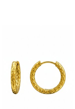 HUGGIE  MIT SCHLANGENHAUT - Earrings - gold coloured