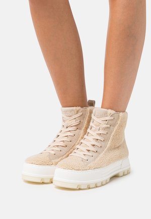 Zign, Baskets montantes - beige