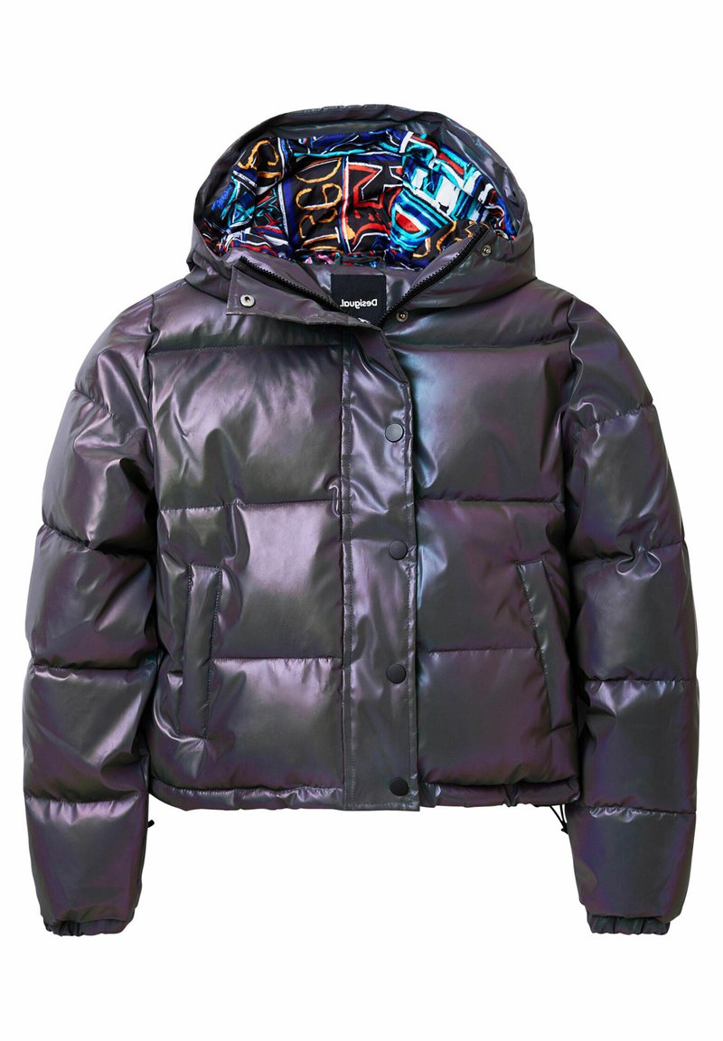 Desigual Winterjas donkerpaars Desigual Winterjas donkerpaars