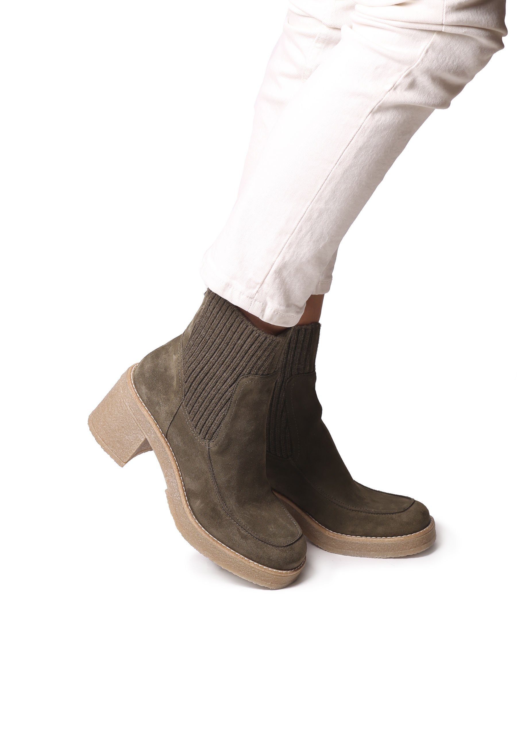 Pons PRAGA SY - Botines bajos - army/caqui -