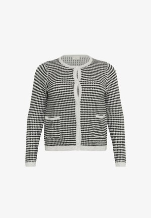 Kaffe Curve ELANNA - Gilet - light grey m black structure