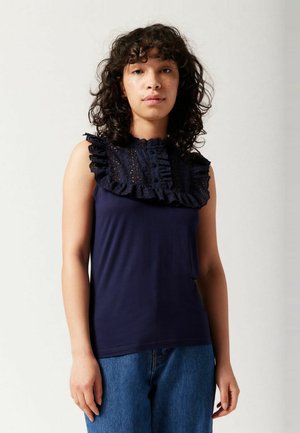 Blouse - blue