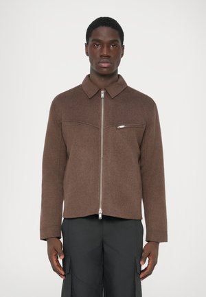 BOXY JACKET - Overgangsjakke - dark brown