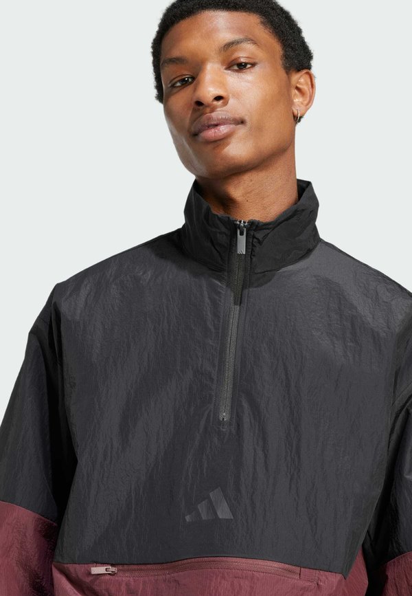 FUTURE ICON 3-STRIPES WOVEN HALF-ZIP - Windbreaker - aurora ruby3