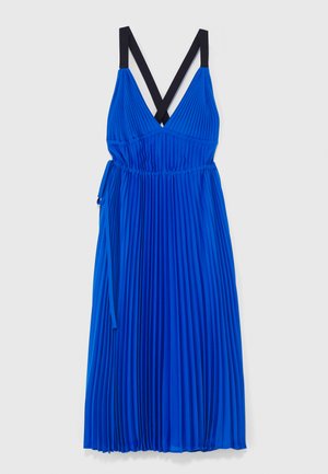 BROOMSTICK PLEATED TANK DRESS - Päevakleit - blue