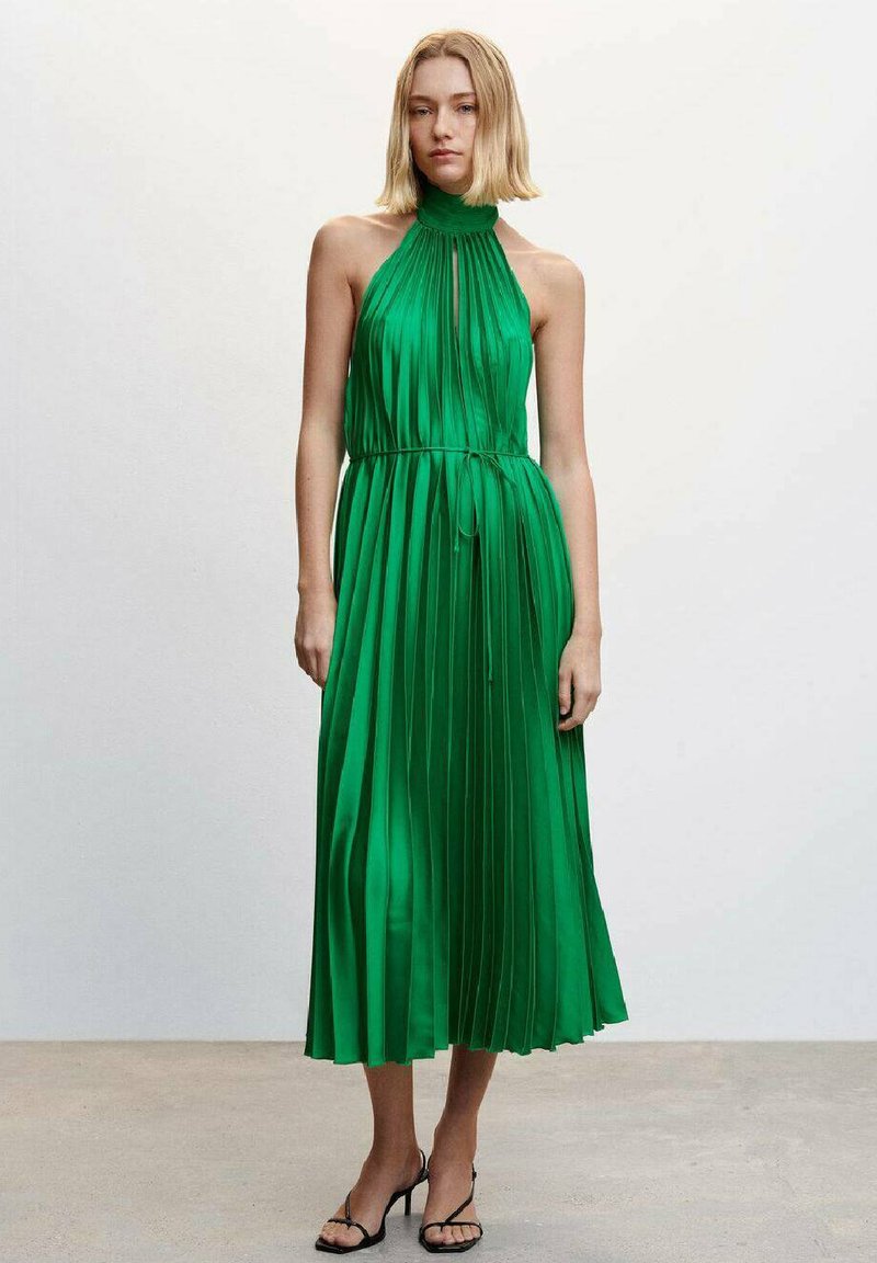 Mango LEAF Cocktail dress / Party dress groen/green Zalando.ie