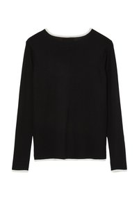 Calliope GIROCOLLO PROFILI CONTRASTO  - Maglione - nero