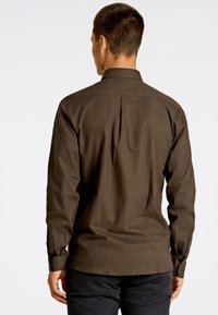 Lindbergh MOULINÉ STRETCH  - Camicia - deep brown