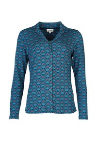 Lykka du Nord CELESTE RETRO FLOWER - Button-down blouse - navy