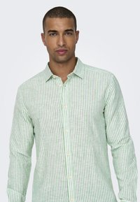 Only & Sons ONSCAIDEN STRIPE SHIRT - Majica - greenbriar