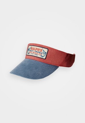 VISOR HAT - Cap - chili pepper/old royal multi