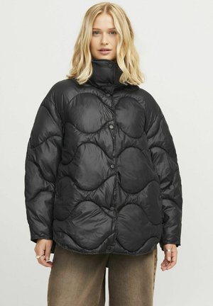 JJXX SHINY QUILTED OTW SN - Wintermantel - black