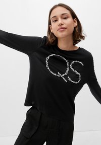 QS Langarmshirt - schwarz