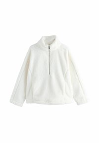 Fleecová mikina - cream