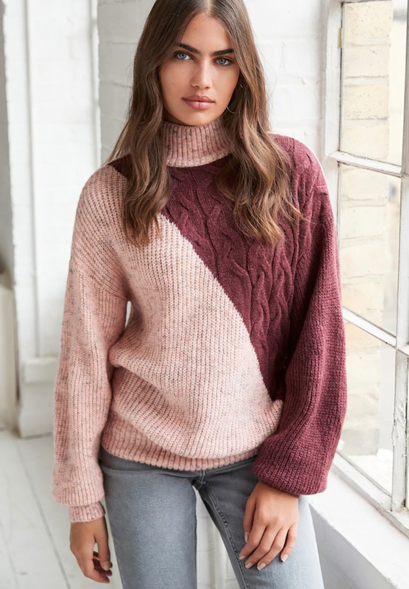 Next CABLE BLOCKED - Jumper - purple 