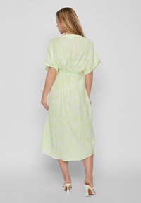 VILA LEGERES MAXI CREPE DESIGN MIDI - Freizeitkleid - grün