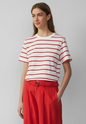 STREIFEN - T-shirt imprimé - ecru